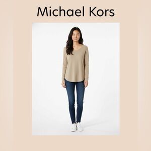 Women’s Michael Kors Waffle Knit Tunic Sweater Size X-Small